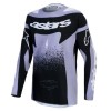 Tricou motocross pentru femei Alpinestars TECHSTAR SWAN VIO/BK