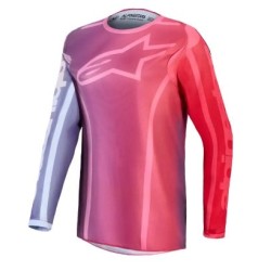 Jersey motocross pentru femei Alpinestars FLUID KEPLER PUR/RED Jersey motocross pentru femei Alpinestars FLUID KEPLER PUR/RED