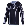 Jersey motocross pentru copii Alpinestars FLUID APEX V2 BLACK/SIL