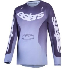 Jersey motocross pentru copii Alpinestars FLUID AMBER GRY/LIL Jersey motocross pentru copii Alpinestars FLUID AMBER GRY/LIL