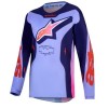 Jersey motocross pentru copii Alpinestars FLUID HUNT PUR/PNK
