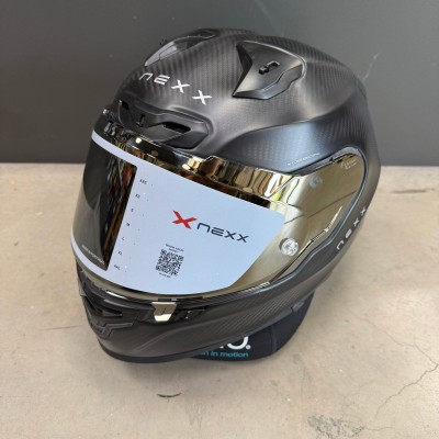 Cască NEXX X.R3R ZERO PRO 2 CARBON GOLD MATT - PRODUS RETURNAT