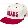 Șapcă ALPINESTARS BILL SNAPBACK STADIUM OFF WHITE/RED