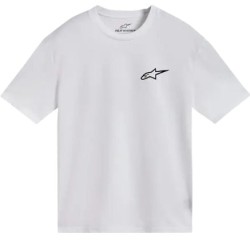 Tricou moto ALPINESTARS CSF COMBO BACK WHITE/BLACK