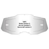 Placă pentru ochelari AIRSCREEN - 100% STRATA2/ACCURI2/RACECRAFT2 (Cu închizători)