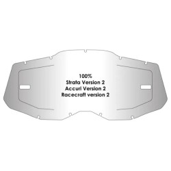 Placă pentru ochelari AIRSCREEN - 100% STRATA2/ACCURI2/RACECRAFT2 (Cu închizători)