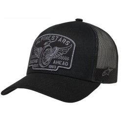Șapcă ALPINESTARS CRV BILL TRUCK HERITAGE PATCH BLACK/GRY Șapcă ALPINESTARS CRV BILL TRUCK HERITAGE PATCH BLACK/GRY