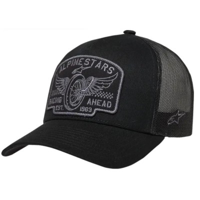 Șapcă ALPINESTARS CRV BILL TRUCK HERITAGE PATCH BLACK/GRY Șapcă ALPINESTARS CRV BILL TRUCK HERITAGE PATCH BLACK/GRY