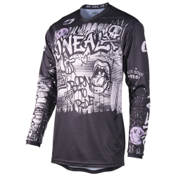 Bluză motocross pentru copii O'NEAL ELEMENT RANCID BLACK/GRAY V.27 Bluză motocross pentru copii O'NEAL ELEMENT RANCID BLACK/GRAY V.27