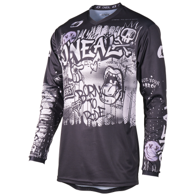 Bluză motocross pentru copii O'NEAL ELEMENT RANCID BLACK/GRAY V.27