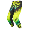 Pantaloni motocross pentru copii O'NEAL ELEMENT NOVA NEON YELLOW V.27