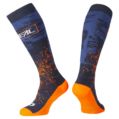 Șosete termice O'NEAL PRO MX PAINT BLUE/ORANGE V.27