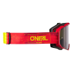 Ochelari motocross O'NEAL B-22 PAINT RED/NEON YELLOW - GRAY thumb