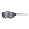 Ochelari motocross O'NEAL B-22 PAINT WHITE/BLACK - SILVER MIRROR