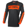 Bluză motocross O`NEAL ELEMENT RACEWEAR BLACK/ORANGE V.27