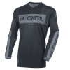 Bluză motocross O`NEAL ELEMENT RACEWEAR BLACK/GRAY V.27