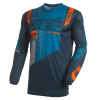 Bluză motocross O`NEAL ELEMENT FACTOR BLUE/ORANGE V.27