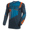 Bluză motocross O`NEAL ELEMENT FACTOR BLUE/ORANGE V.27 thumb