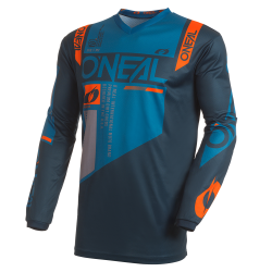 Bluză motocross O`NEAL ELEMENT FACTOR BLUE/ORANGE V.27