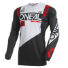 Bluză motocross O`NEAL ELEMENT FACTOR BLACK/WHITE V.27