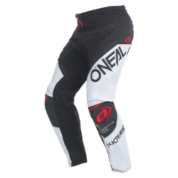 Pantaloni motocross O'NEAL ELEMENT FACTOR BLACK/WHITE V.27