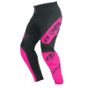 Pantaloni motocross damă O’NEAL ELEMENT RACEWEAR BLACK/PINK V.27