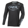 Bluză motocross O'NEAL MAYHEM SOLID BLACK V.27