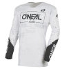 Bluză motocross O'NEAL MAYHEM PAINT WHITE/BLACK V.27