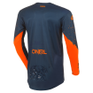 Bluză motocross O'NEAL MAYHEM PAINT BLUE/ORANGE V.27 thumb