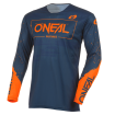 Bluză motocross O'NEAL MAYHEM PAINT BLUE/ORANGE V.27 thumb
