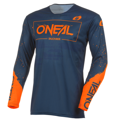Bluză motocross O'NEAL MAYHEM PAINT BLUE/ORANGE V.27