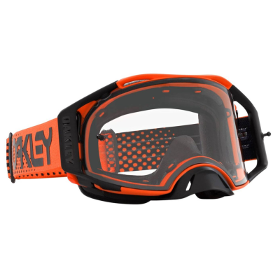 Ochelari motocross OAKLEY Airbrake MX Moto ORANGE B1B Clear