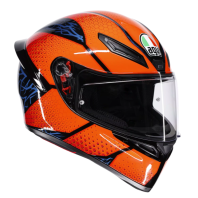 Cască moto AGV K1 S SPEEDARMOR BLACK/ORANGE/BLUE