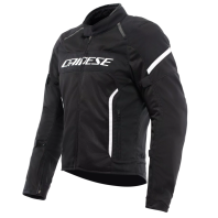 Geacă moto textilă DAINESE AIR FRAME 3 TEX NEGRU/NEGRU/ALB