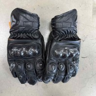 Mănuși din piele SECA TRACKDAY SHORT BLACK RETURNATĂ