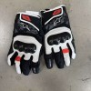 Mănuși moto ALPINESTARS SMX-Z DRYSTAR Negru/Alb/Roșu RETURNATĂ