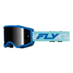 Ochelari motocross FLY RACING Zone Blue/White/Black - Lentilă Oglindă/Fumurie Ochelari motocross FLY RACING Zone Blue/White/Black - Lentilă Oglindă/Fumurie