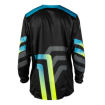 Bluză motocross FLY RACING Kinetic Volt Jersey - Negru/Gri/Teal/Galben thumb
