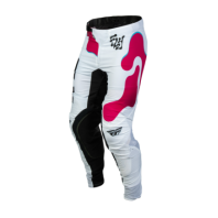 Pantaloni Motocross FLY RACING Lite Vibe - Alb/Roz/Albastru