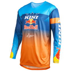 Bluză motocross KINI RED BULL RALLYE 1.0 BLUE/ORANGE Bluză motocross KINI RED BULL RALLYE 1.0 BLUE/ORANGE