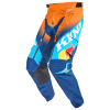 Pantaloni Enduro KINI RED BULL RALLYE 1.0 ALBASTRU/PORTOCALIU