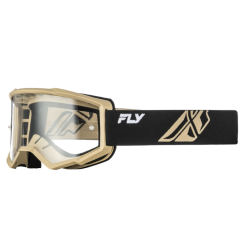 Ochelari motocross FLY RACING Focus Goggle Black/Khaki - Lentilă Clară