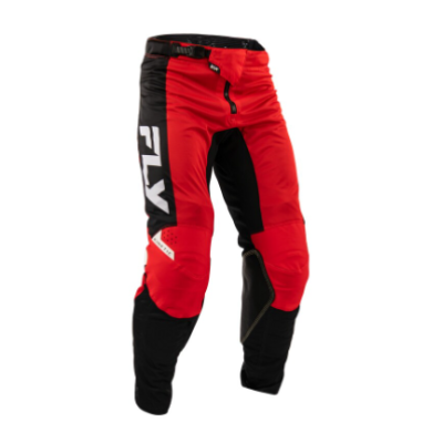 Pantaloni motocross FLY RACING Kinetic Mesh Roșu/Negru/Alb