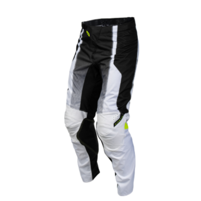 Pantaloni motocross FLY RACING Kinetic White/Black/Hi-Vis