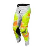 Pantaloni motocross FLY RACING Kinetic White/Hi-Vis/Orange