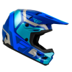 Cască motocross pentru copii FLY RACING Kinetic Scrap Blue/Light Blue/Grey thumb