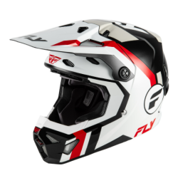Cască motocross pentru copii FLY RACING Formula CP Seal- Alb/Negru/Roșu Cască motocross pentru copii FLY RACING Formula CP Seal- Alb/Negru/Roșu