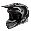 Cască motocross pentru copii FLY RACING Formula Charge- Negru/Gri/Gri Deschis
