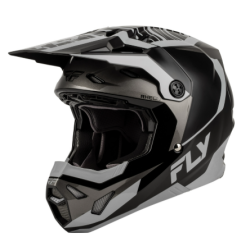 Cască motocross pentru copii FLY RACING Formula Charge- Negru/Gri/Gri Deschis