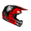 Cască motocross FLY RACING Kinetic DBK 27 - Negru/Roșu/Gri Cască motocross FLY RACING Kinetic DBK 27 - Negru/Roșu/Gri thumb